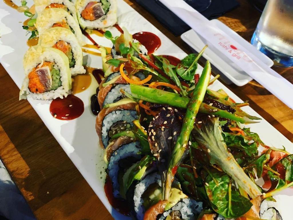 The Soy Joy and Ocean’s Eleven plate at Maru Sushi & Grill in Midland